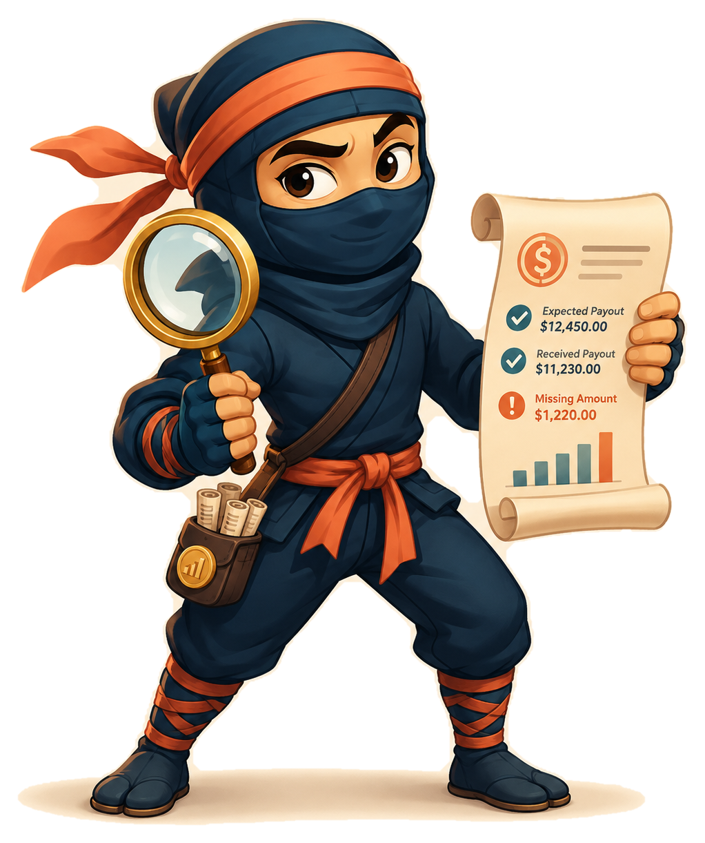 OTA Ninja investigating a payout report